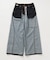 NOCTO ARCHIVE/ノクト アーカイブ Cutting Flocky Wide Denim