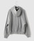 GOAT ESSENCE / ゴートエッセンス CURVED-ZIP HOODIE