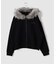 SUPPLIER / サプライヤー Faux Fur Cross Zip Hoodie