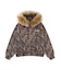 SUPPLIER / サプライヤー Camo Faux Fur Cross Zip Hoodie