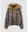 SUPPLIER / サプライヤー Camo Faux Fur Cross Zip Hoodie
