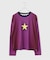 SAGE / セイジ Full-Graphic Star Striped L/S Tee