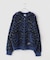 WOKE EDGE / ウォークエッジ Leopard Mohair Zip Knit