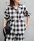 PLAIDパターンオープンカラーシャツ