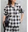 PLAIDパターンオープンカラーシャツ