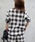 PLAIDパターンオープンカラーシャツ