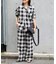 PLAIDパターンオープンカラーシャツ