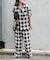 PLAIDパターンオープンカラーシャツ