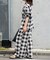 PLAIDパターンオープンカラーシャツ
