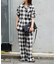 PLAIDパターンオープンカラーシャツ