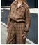 PLAIDパターンオープンカラーシャツ