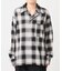 PLAIDパターンオープンカラーシャツ