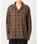 PLAIDパターンオープンカラーシャツ