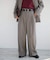 ORDINARY CHECK タックワイドスラックス セットアップ対応