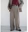 ORDINARY CHECK タックワイドスラックス セットアップ対応