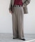 ORDINARY CHECK タックワイドスラックス セットアップ対応