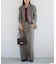 ORDINARY CHECK タックワイドスラックス セットアップ対応