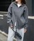 LOGAN ex ZIP UP KNIT CARDIGAN