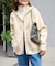 LOGAN ex ZIP UP KNIT CARDIGAN