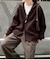 LOGAN ex ZIP UP KNIT CARDIGAN
