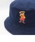 gifthat BEAR BUCKET HAT バスケ　ネイビーL/XL