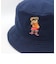 gifthat BEAR BUCKET HAT バスケ　ネイビーL/XL