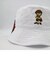gifthat BEAR BUCKET HAT ゴルフ　ホワイトL/XL