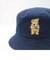 gifthat BEAR BUCKET HAT アイコン　ネイビーL/XL