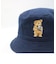 gifthat BEAR BUCKET HAT アイコン　ネイビーL/XL
