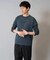 【コットン100％】ミニロゴプリントロングTシャツ　セミワイドシルエット