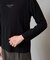 【コットン100％】ミニロゴプリントロングTシャツ　セミワイドシルエット