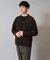 【コットン100％】ミニロゴプリントロングTシャツ　セミワイドシルエット