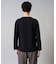 【コットン100％】ミニロゴプリントロングTシャツ　セミワイドシルエット