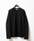 【ジャケット映え】針抜きジャカードＶネックＴシャツ【洗濯機で洗える/毛玉になりにくい】通勤/ビジネス/ジャケット〈ON/OFF SERIES〉