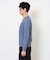 【ジャケット映え】針抜きジャカードＶネックＴシャツ【洗濯機で洗える/毛玉になりにくい】通勤/ビジネス/ジャケット〈ON/OFF SERIES〉