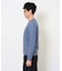 【ジャケット映え】針抜きジャカードＶネックＴシャツ【洗濯機で洗える/毛玉になりにくい】通勤/ビジネス/ジャケット〈ON/OFF SERIES〉