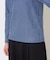 【ジャケット映え】針抜きジャカードＶネックＴシャツ【洗濯機で洗える/毛玉になりにくい】通勤/ビジネス/ジャケット〈ON/OFF SERIES〉