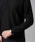 【ジャケット映え】針抜きジャカードＶネックＴシャツ【洗濯機で洗える/毛玉になりにくい】通勤/ビジネス/ジャケット〈ON/OFF SERIES〉