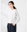 【洗える/UVカット】ボートネック袖タックニット