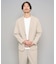 春夏のカジュアルジャケットスタイルにぜひ【イージーケア/洗濯機で洗える/毛玉になりにくい/ストレッチ】春リライト テーラードジャケット