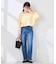サマーストレッチデニムストレートパンツ