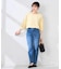 サマーストレッチデニムストレートパンツ