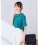 大人のクロップド刺繍Tシャツ【UVカット・接触冷感】