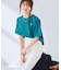 大人のクロップド刺繍Tシャツ【UVカット・接触冷感】