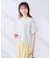 大人のクロップド刺繍Tシャツ【UVカット・接触冷感】