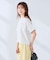 大人のクロップド刺繍Tシャツ【UVカット・接触冷感】