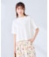 大人のクロップド刺繍Tシャツ【UVカット・接触冷感】