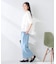 レース切替Aラインカットソー
