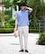 【新色追加&再入荷】<接触冷感/遮熱/吸水速乾/UVカット/ストレッチ>リライトセミルーズアンクルパンツ【イージーケア/洗濯機で洗える】