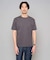 【接触冷感/UVカット/洗濯機で洗える/毛玉になりにくい】シルケットスムースクルーネックスマートＴシャツ